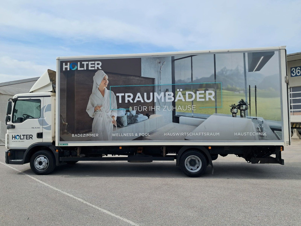 MAN TGL 8.180 Koffer mit LBW | Klima | Diff. | Tempo - Truk box: gambar 3 MAN TGL 8.180 Koffer mit LBW | Klima | Diff. | Tempo - Truk box: gambar 3