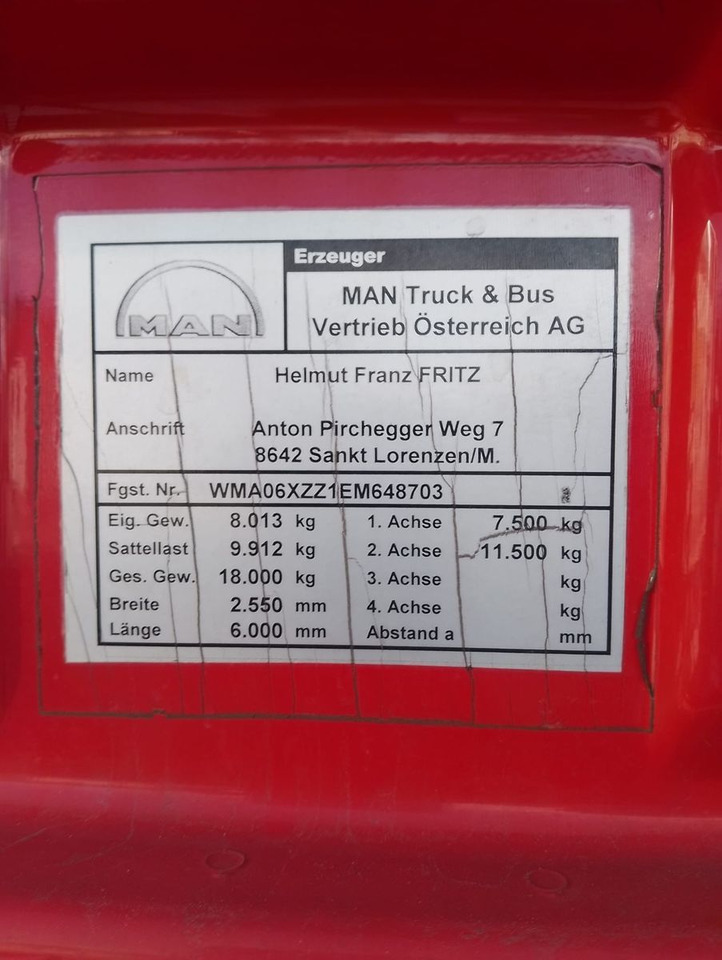 Tractor head MAN TGX 18 480: gambar 7 Tractor head MAN TGX 18 480: gambar 7