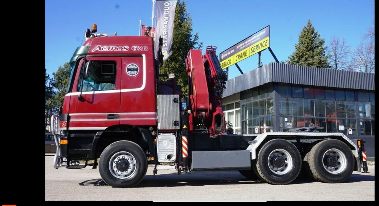 Mercedes-Benz ACTROS 3348 Kran HMF3720K4 Fly-Jip Fun k Klima - Truk derek: gambar 3 Mercedes-Benz ACTROS 3348 Kran HMF3720K4 Fly-Jip Fun k Klima - Truk derek: gambar 3