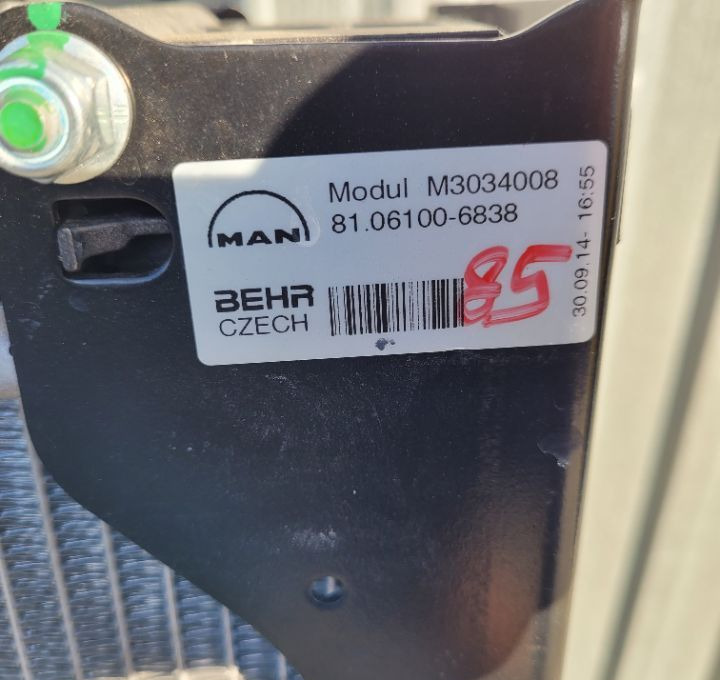 CHŁODNICA MAN TGS TGA RDZEN 85CM 81.06100-6838 NOWY ORYG. - Sistem pendingin untuk Truk: gambar 3 CHŁODNICA MAN TGS TGA RDZEN 85CM 81.06100-6838 NOWY ORYG. - Sistem pendingin untuk Truk: gambar 3