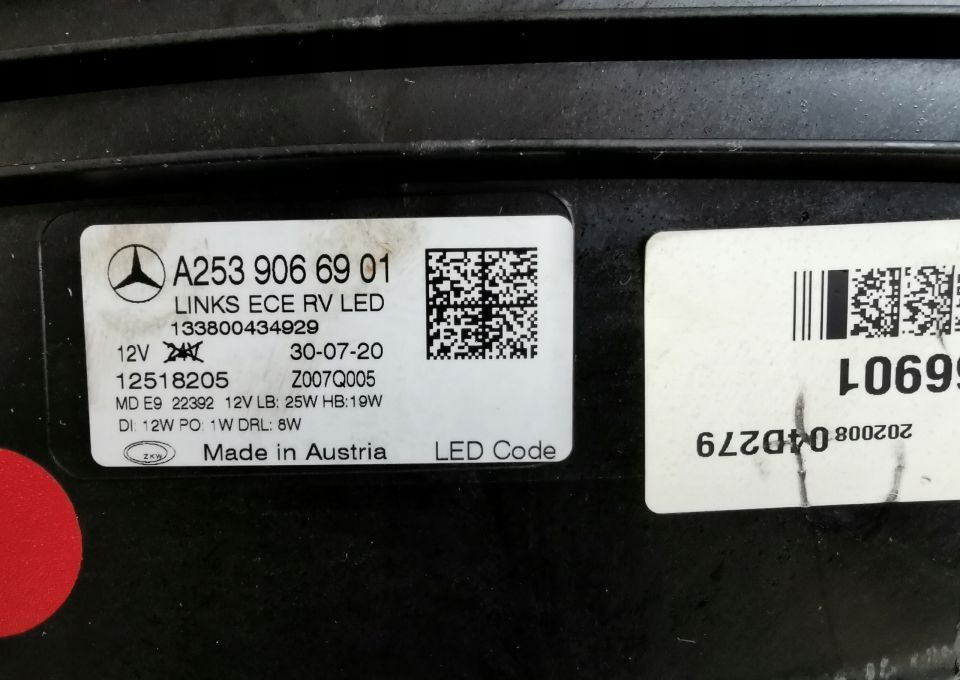 LAMPA MERCEDES GLC A253 906901 LIFT LEWA - Lampu depan: gambar 4 LAMPA MERCEDES GLC A253 906901 LIFT LEWA - Lampu depan: gambar 4