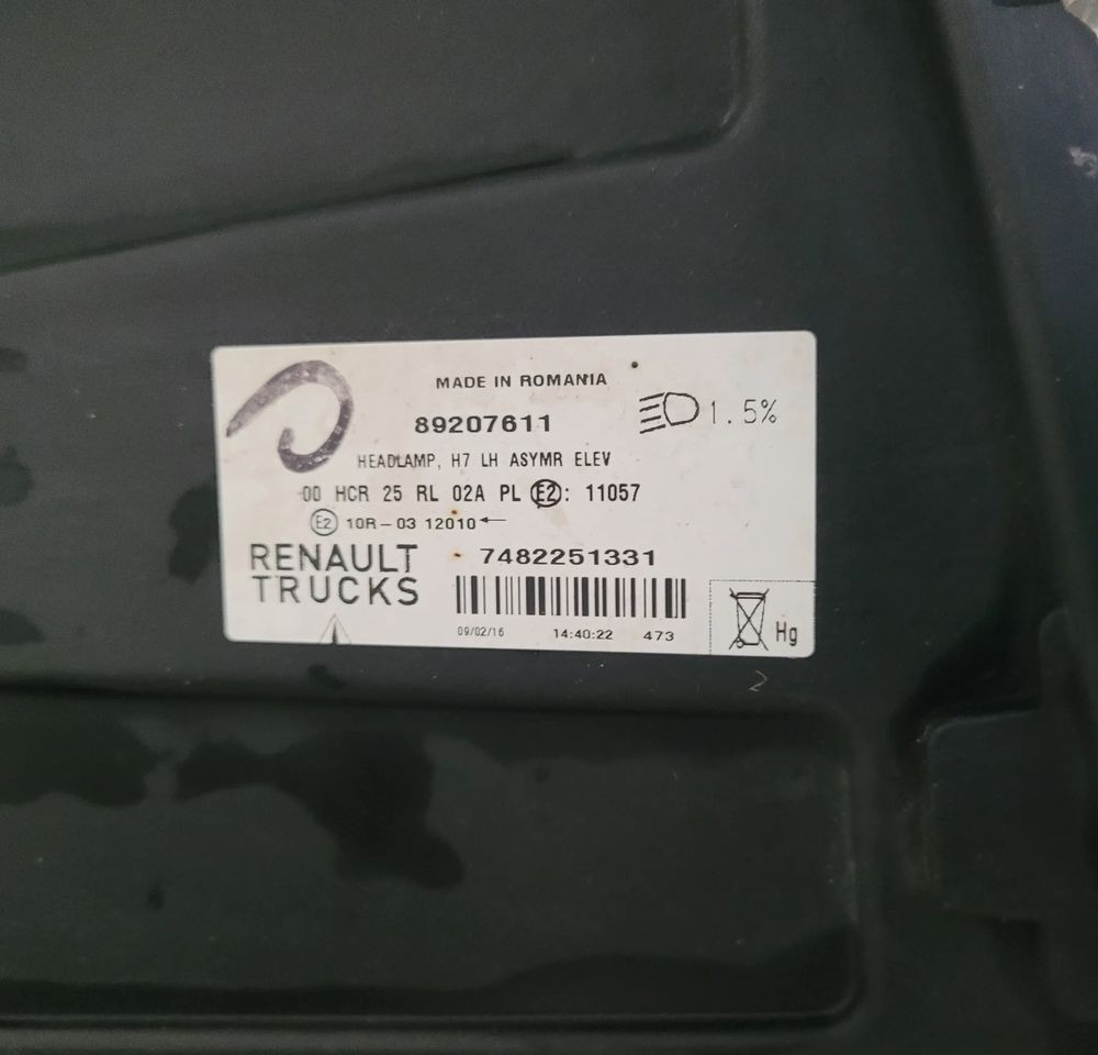LAMPY RENAULT RANGE T ORYGINAŁ H4 LED CHWALIM116 - Cahaya/ Pencahayaan untuk Truk: gambar 5 LAMPY RENAULT RANGE T ORYGINAŁ H4 LED CHWALIM116 - Cahaya/ Pencahayaan untuk Truk: gambar 5