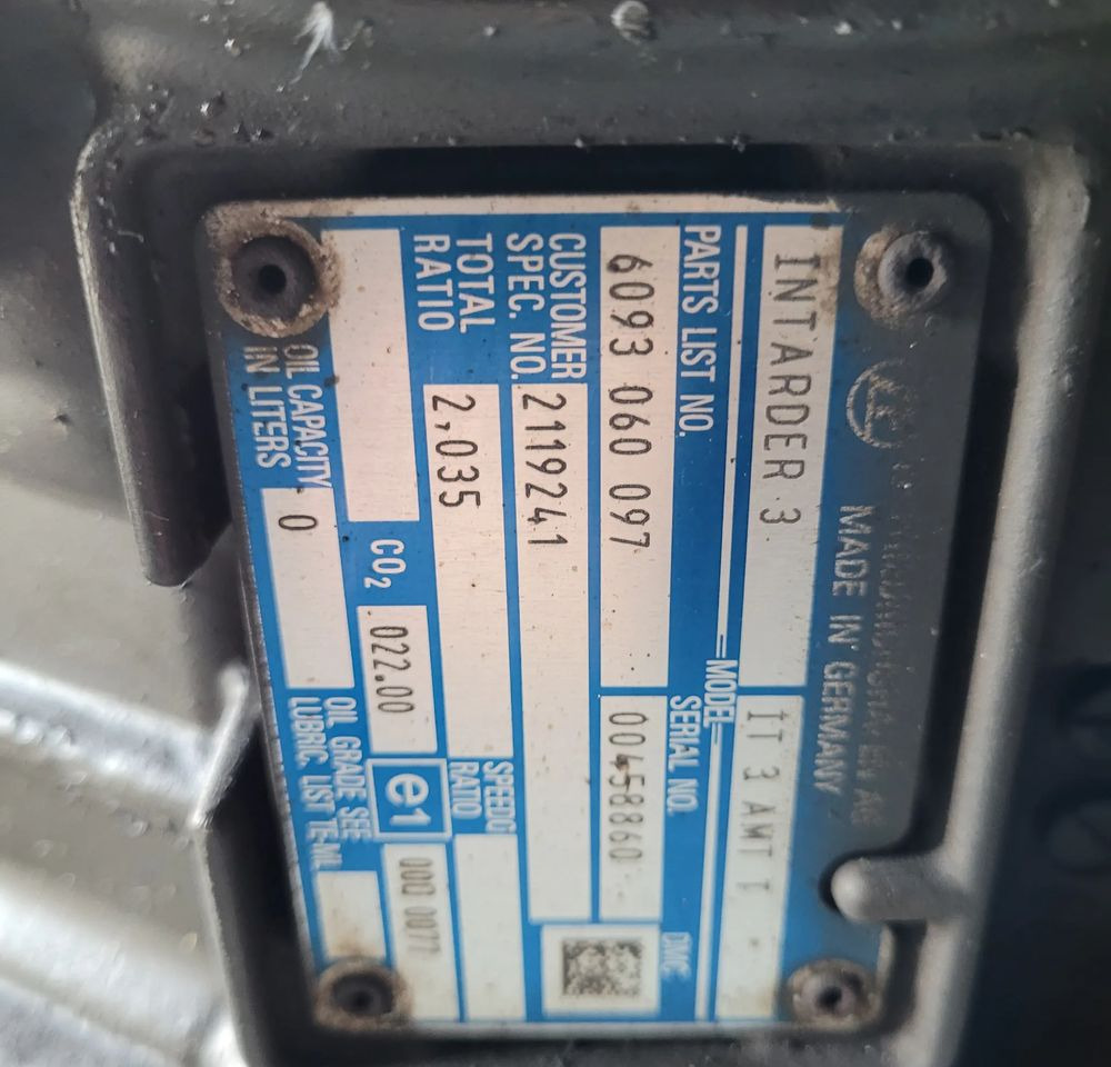 RETARDER INTARDER 3 DAF XF 106 ORYGINAŁ 6093060097 CHWALIM116 - Gearbox: gambar 4 RETARDER INTARDER 3 DAF XF 106 ORYGINAŁ 6093060097 CHWALIM116 - Gearbox: gambar 4