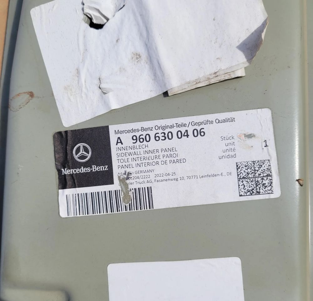 SŁUPEK KABINY MERCEDES ACTROS MP4 MP5 NOWY ORYGINAŁ RH CHWALIM116 A9606300406 - Tubuh dan eksterior untuk Truk: gambar 4 SŁUPEK KABINY MERCEDES ACTROS MP4 MP5 NOWY ORYGINAŁ RH CHWALIM116 A9606300406 - Tubuh dan eksterior untuk Truk: gambar 4