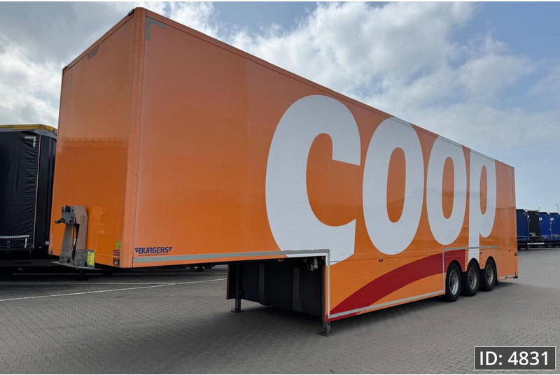 BURGERS Double-Deck / Steering axle / Tail lift / Racing / 5 pieces - Semi-trailer kotak tertutup: gambar 1 BURGERS Double-Deck / Steering axle / Tail lift / Racing / 5 pieces - Semi-trailer kotak tertutup: gambar 1