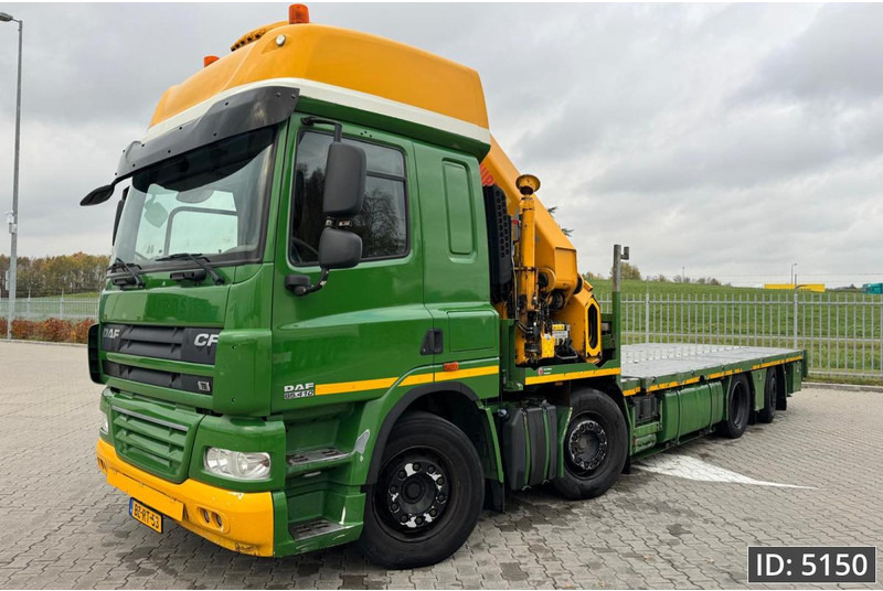 DAF CF 85.410 SC, Euro 5, 8x2 / Hiab 422 EP5 + Radio / 5x extendable - Truk derek: gambar 2 DAF CF 85.410 SC, Euro 5, 8x2 / Hiab 422 EP5 + Radio / 5x extendable - Truk derek: gambar 2