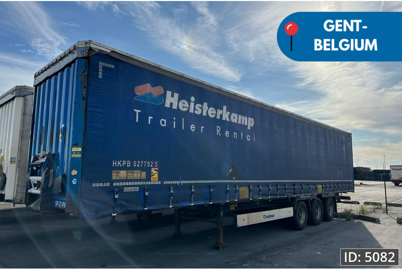 Krone SD / Drum brakes / Huckepack - Semi-trailer dengan terpal samping: gambar 1 Krone SD / Drum brakes / Huckepack - Semi-trailer dengan terpal samping: gambar 1