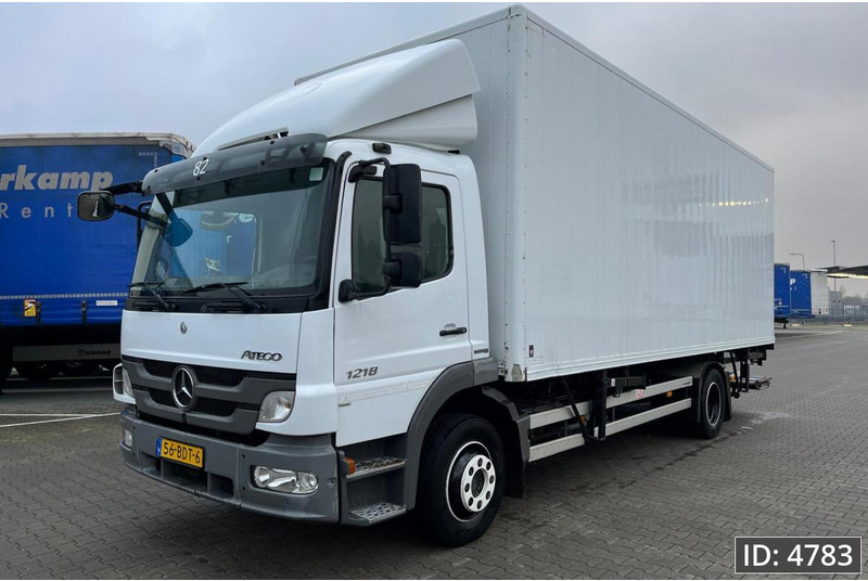 Mercedes-Benz Atego 1218 Day Cab, Euro 5, BDF / EPS automatic / standklima / DHOLLANDIA 2000KG - Pengangkut kontainer/ Container truck: gambar 1 Mercedes-Benz Atego 1218 Day Cab, Euro 5, BDF / EPS automatic / standklima / DHOLLANDIA 2000KG - Pengangkut kontainer/ Container truck: gambar 1