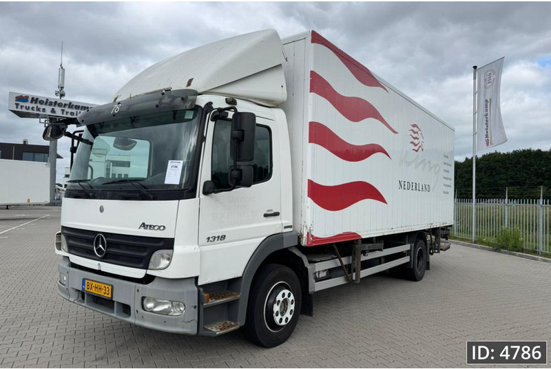 Mercedes-Benz Atego 1318 Day Cab, Euro 5, BDF / EPS automatic / DHOLLANDIA 2000KG - Pengangkut kontainer/ Container truck: gambar 1 Mercedes-Benz Atego 1318 Day Cab, Euro 5, BDF / EPS automatic / DHOLLANDIA 2000KG - Pengangkut kontainer/ Container truck: gambar 1