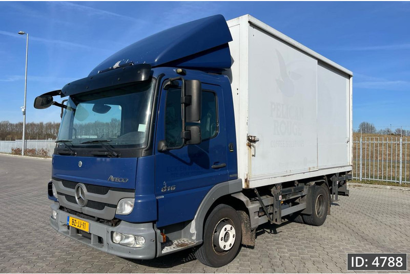 Mercedes-Benz Atego 816 Day Cab, Euro 5, BDF / EPS automatic / standklima / Hydraulic system - Pengangkut kontainer/ Container truck: gambar 1 Mercedes-Benz Atego 816 Day Cab, Euro 5, BDF / EPS automatic / standklima / Hydraulic system - Pengangkut kontainer/ Container truck: gambar 1
