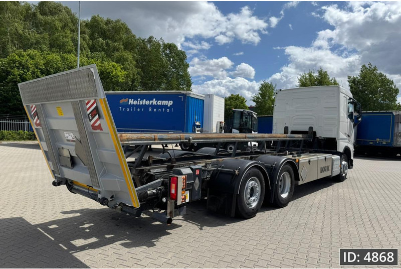 Volvo FH 500 Globetrotter, Euro 6, / 6x2 / Hydraulic body / frame 7.4 m / Tail lift - Pengangkut kontainer/ Container truck: gambar 3 Volvo FH 500 Globetrotter, Euro 6, / 6x2 / Hydraulic body / frame 7.4 m / Tail lift - Pengangkut kontainer/ Container truck: gambar 3