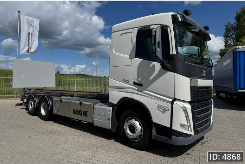 Volvo FH 500 Globetrotter, Euro 6, / 6x2 / Hydraulic body / frame 7.4 m / Tail lift - Pengangkut kontainer/ Container truck: gambar 4 Volvo FH 500 Globetrotter, Euro 6, / 6x2 / Hydraulic body / frame 7.4 m / Tail lift - Pengangkut kontainer/ Container truck: gambar 4