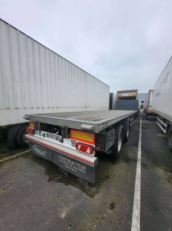 Semi-remorque 2 Essieux DISTRIPLATEAU AVEC ESSIEU DIRECTIONNEL - Semi-trailer flatbed: gambar 1 Semi-remorque 2 Essieux DISTRIPLATEAU AVEC ESSIEU DIRECTIONNEL - Semi-trailer flatbed: gambar 1