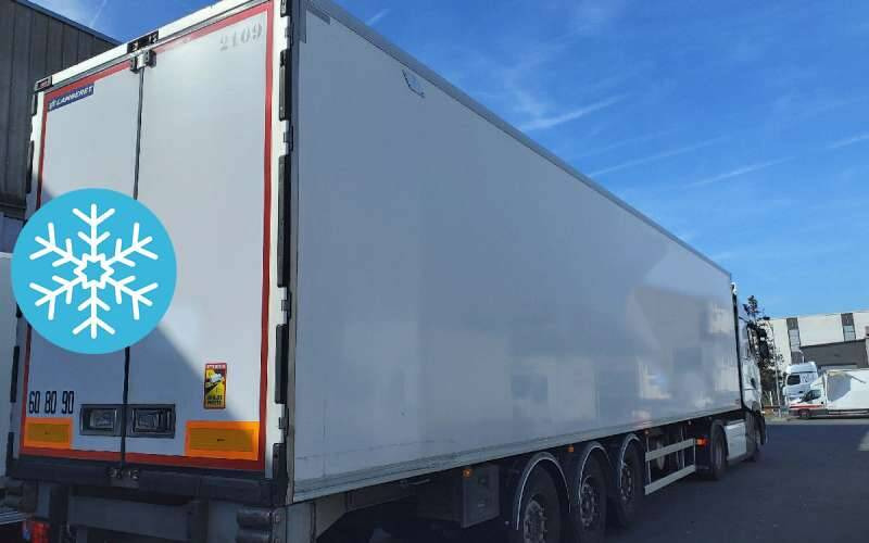 Semi-remorque 3 Essieux FRIGO 38 TONNES CAISSE LAMBERET GROUPE CARRIER VECTOR 1550 - Semi-trailer berpendingin: gambar 1 Semi-remorque 3 Essieux FRIGO 38 TONNES CAISSE LAMBERET GROUPE CARRIER VECTOR 1550 - Semi-trailer berpendingin: gambar 1