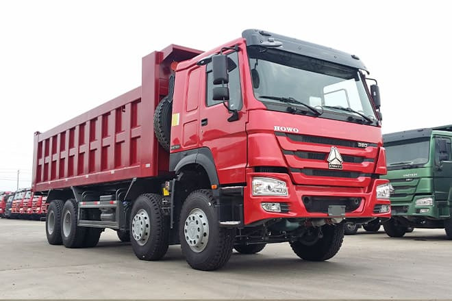 SINOTRUK Sinotruk Howo 380 8X4 Dump Truck for Sale in Senegal - Truk jungkit: gambar 3 SINOTRUK Sinotruk Howo 380 8X4 Dump Truck for Sale in Senegal - Truk jungkit: gambar 3