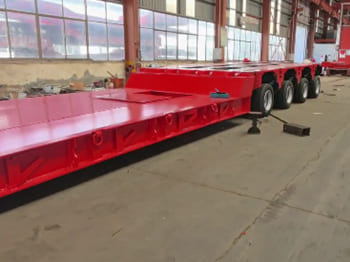 TITAN 4 Axle 100 Ton Lowboy Trailer for Sale in Zambia - Semi-trailer: gambar 5 TITAN 4 Axle 100 Ton Lowboy Trailer for Sale in Zambia - Semi-trailer: gambar 5