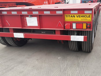 TITAN Folding Gooseneck Lowboy Trailers for Sale in Senegal - Semi-trailer: gambar 2 TITAN Folding Gooseneck Lowboy Trailers for Sale in Senegal - Semi-trailer: gambar 2
