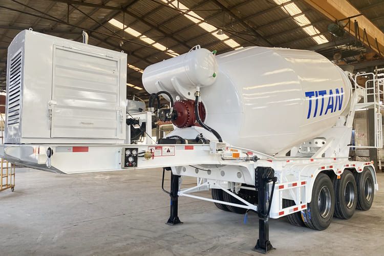 TITAN 10-15m³ Concrete Mixer Trailer customized for Africa - Semi trailer silo: gambar 4 TITAN 10-15m³ Concrete Mixer Trailer customized for Africa - Semi trailer silo: gambar 4