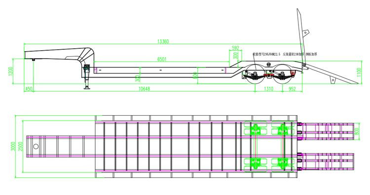 TITAN 2 Axle 50 Ton Low Bed Trailer for Sale In Nigeria Lagos - Semi-trailer low bed: gambar 4 TITAN 2 Axle 50 Ton Low Bed Trailer for Sale In Nigeria Lagos - Semi-trailer low bed: gambar 4