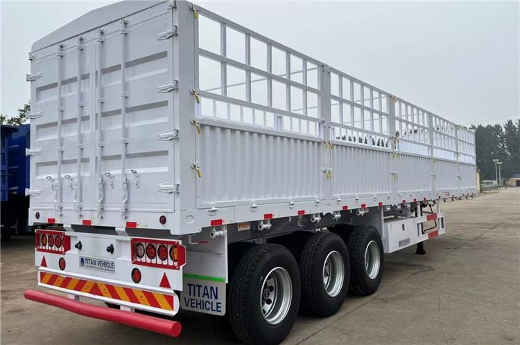 TITAN 2025 New Fence Semi Trailer for Sale In Tanzania - Semi-trailer pengangkut hewan: gambar 3 TITAN 2025 New Fence Semi Trailer for Sale In Tanzania - Semi-trailer pengangkut hewan: gambar 3