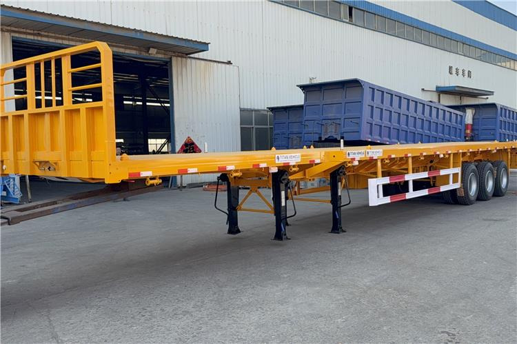 TITAN 3 Axle 24m Extendable Flatbed Trailer for Sale In Chile - Semi-trailer pengangkut mobil: gambar 4 TITAN 3 Axle 24m Extendable Flatbed Trailer for Sale In Chile - Semi-trailer pengangkut mobil: gambar 4