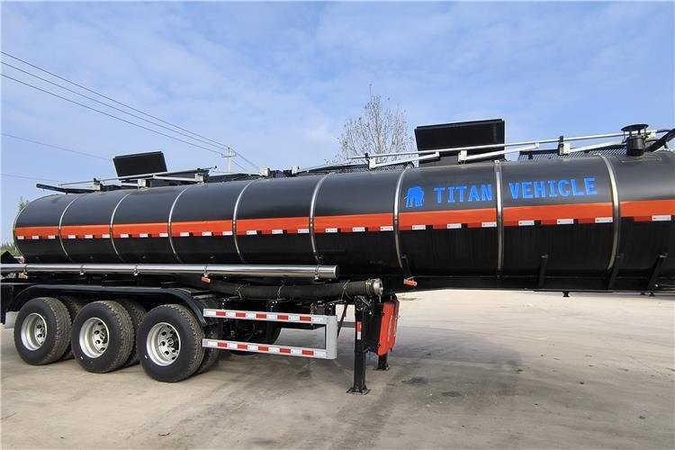 TITAN 3 Axle Asphalt Tank Semi Trailer for Sale In Nigeria - Semi-trailer tangki: gambar 5 TITAN 3 Axle Asphalt Tank Semi Trailer for Sale In Nigeria - Semi-trailer tangki: gambar 5