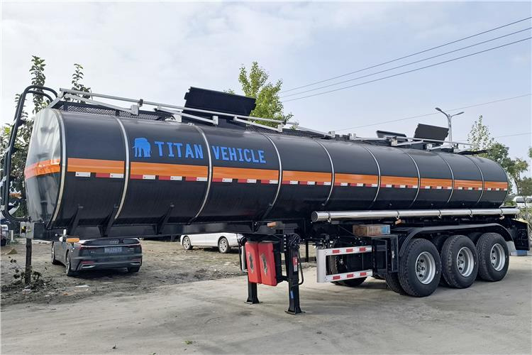 TITAN 3 Axle Asphalt Tank Semi Trailer for Sale In Nigeria - Semi-trailer tangki: gambar 1 TITAN 3 Axle Asphalt Tank Semi Trailer for Sale In Nigeria - Semi-trailer tangki: gambar 1