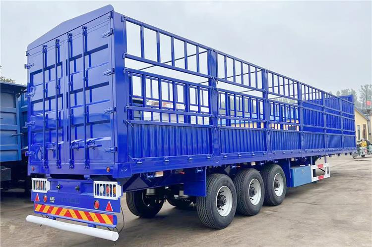 TITAN 3 Axle Cargo Fence Trailer with Air Suspension Transport Animal - Semi-trailer pengangkut hewan: gambar 1 TITAN 3 Axle Cargo Fence Trailer with Air Suspension Transport Animal - Semi-trailer pengangkut hewan: gambar 1