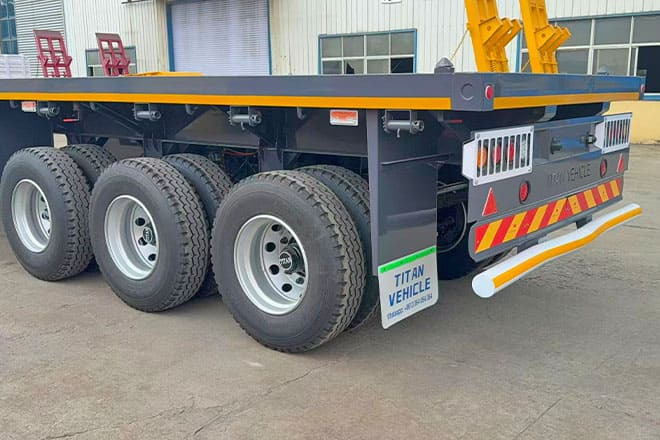 TITAN 3 Axle Flatbed Semi Trailer for Sale in Ghana - Semi-trailer flatbed: gambar 3 TITAN 3 Axle Flatbed Semi Trailer for Sale in Ghana - Semi-trailer flatbed: gambar 3