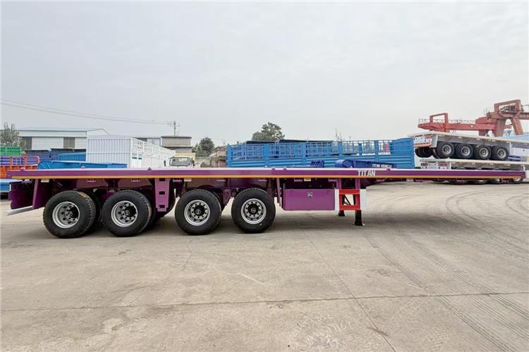 TITAN 4 Axle 40ft Flatbed Semi Trailer for Sale In Guam - Semi-trailer flatbed: gambar 2 TITAN 4 Axle 40ft Flatbed Semi Trailer for Sale In Guam - Semi-trailer flatbed: gambar 2