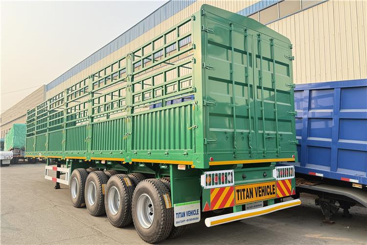 TITAN 4 Axle 80 Ton Livestock Semi Trailer for Sale In Sudan - Semi-trailer pengangkut hewan: gambar 2 TITAN 4 Axle 80 Ton Livestock Semi Trailer for Sale In Sudan - Semi-trailer pengangkut hewan: gambar 2