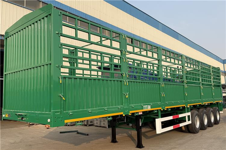 TITAN 4 Axle 80 Ton Livestock Semi Trailer for Sale In Sudan - Semi-trailer pengangkut hewan: gambar 1 TITAN 4 Axle 80 Ton Livestock Semi Trailer for Sale In Sudan - Semi-trailer pengangkut hewan: gambar 1