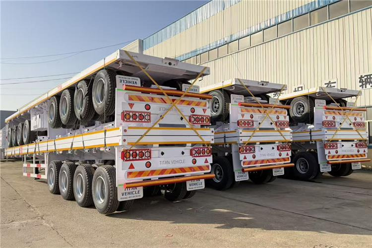TITAN 4 Axle Flatbed Trailer for Sale In Saudi Arabia - Semi-trailer flatbed: gambar 1 TITAN 4 Axle Flatbed Trailer for Sale In Saudi Arabia - Semi-trailer flatbed: gambar 1