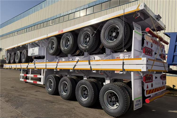 TITAN 4 Axle Flatbed Trailer for Sale In Saudi Arabia - Semi-trailer flatbed: gambar 2 TITAN 4 Axle Flatbed Trailer for Sale In Saudi Arabia - Semi-trailer flatbed: gambar 2