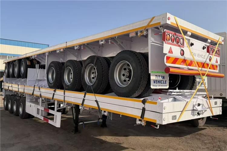 TITAN 4 Axle Flatbed Trailer for Sale In Saudi Arabia - Semi-trailer flatbed: gambar 5 TITAN 4 Axle Flatbed Trailer for Sale In Saudi Arabia - Semi-trailer flatbed: gambar 5