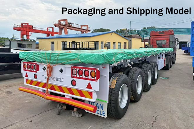 TITAN 4 Axle Flatbed Trailer for Sale Near Me in Libya - Semi-trailer flatbed: gambar 3 TITAN 4 Axle Flatbed Trailer for Sale Near Me in Libya - Semi-trailer flatbed: gambar 3
