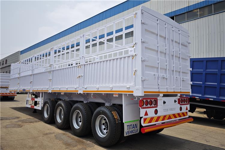 TITAN 4 Axle Livestock Truck Trailer for Sale In Guam - Semi-trailer pengangkut hewan: gambar 2 TITAN 4 Axle Livestock Truck Trailer for Sale In Guam - Semi-trailer pengangkut hewan: gambar 2