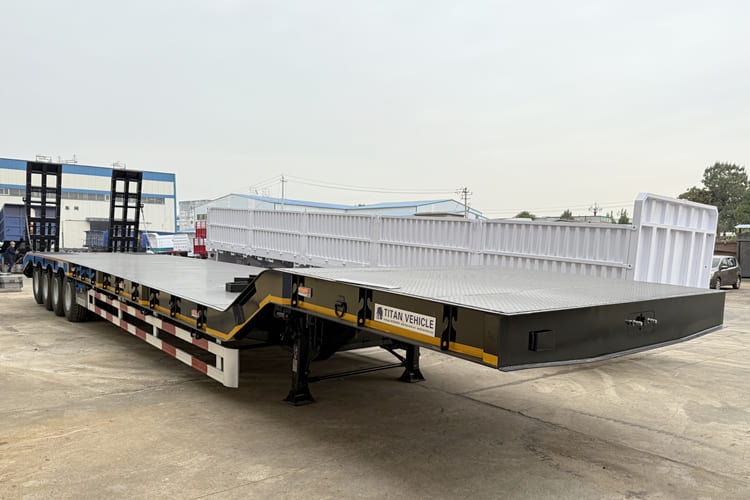 TITAN 4 Axle Lowbed Trailer for Sale in Mali - Semi-trailer low bed: gambar 2 TITAN 4 Axle Lowbed Trailer for Sale in Mali - Semi-trailer low bed: gambar 2