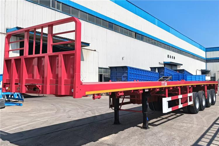 TITAN 4 Axle Shipping Container Flatbed Trailer For Sale In Lagos - Semi-trailer pengangkut mobil: gambar 1 TITAN 4 Axle Shipping Container Flatbed Trailer For Sale In Lagos - Semi-trailer pengangkut mobil: gambar 1