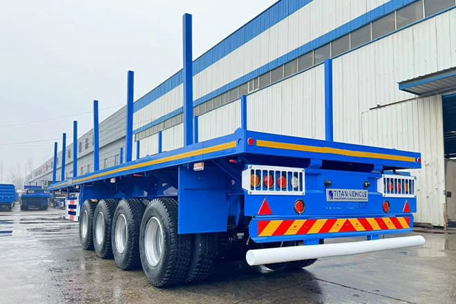 TITAN 4 Axle Wood Log Trailer for Sale in Philippines - Semi-trailer flatbed: gambar 3 TITAN 4 Axle Wood Log Trailer for Sale in Philippines - Semi-trailer flatbed: gambar 3