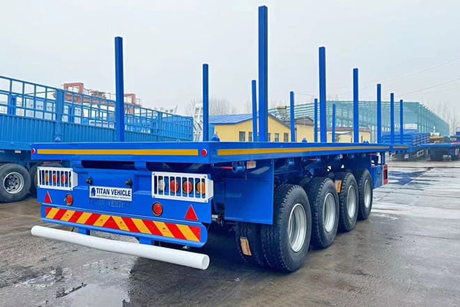 TITAN 4 Axle Wood Log Trailer for Sale in Philippines - Semi-trailer flatbed: gambar 1 TITAN 4 Axle Wood Log Trailer for Sale in Philippines - Semi-trailer flatbed: gambar 1