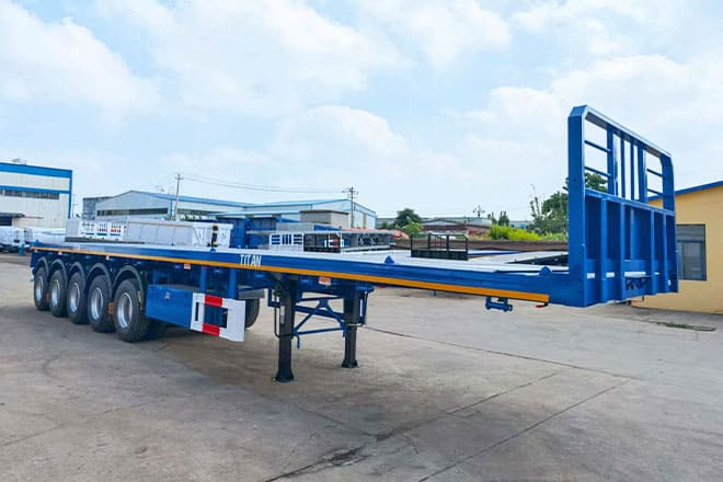 TITAN 5 Axle New Flatbed Trailers for Sale in Mauritius - Semi-trailer flatbed: gambar 4 TITAN 5 Axle New Flatbed Trailers for Sale in Mauritius - Semi-trailer flatbed: gambar 4
