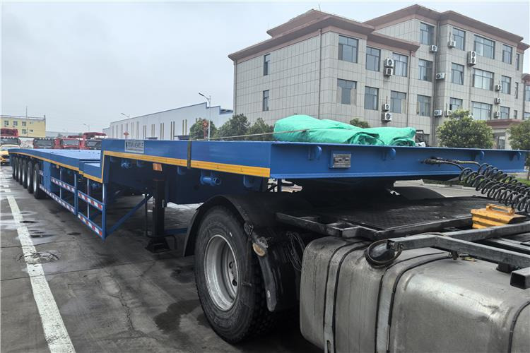 TITAN 6 Axle 54m Telescopic Flatbed Trailer for Sale In Angola - Semi-trailer flatbed: gambar 2 TITAN 6 Axle 54m Telescopic Flatbed Trailer for Sale In Angola - Semi-trailer flatbed: gambar 2