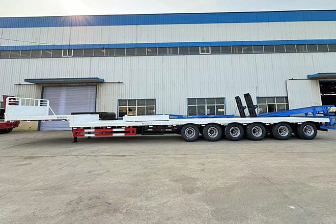 TITAN 6 Axle Step Deck Flatbed Trailer for Sale in Philippines - Semi-trailer flatbed: gambar 3 TITAN 6 Axle Step Deck Flatbed Trailer for Sale in Philippines - Semi-trailer flatbed: gambar 3