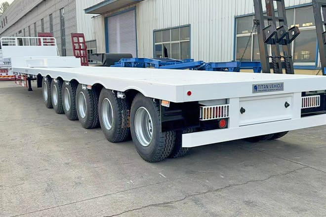 TITAN 6 Axle Step Deck Flatbed Trailer for Sale in Philippines - Semi-trailer flatbed: gambar 2 TITAN 6 Axle Step Deck Flatbed Trailer for Sale in Philippines - Semi-trailer flatbed: gambar 2