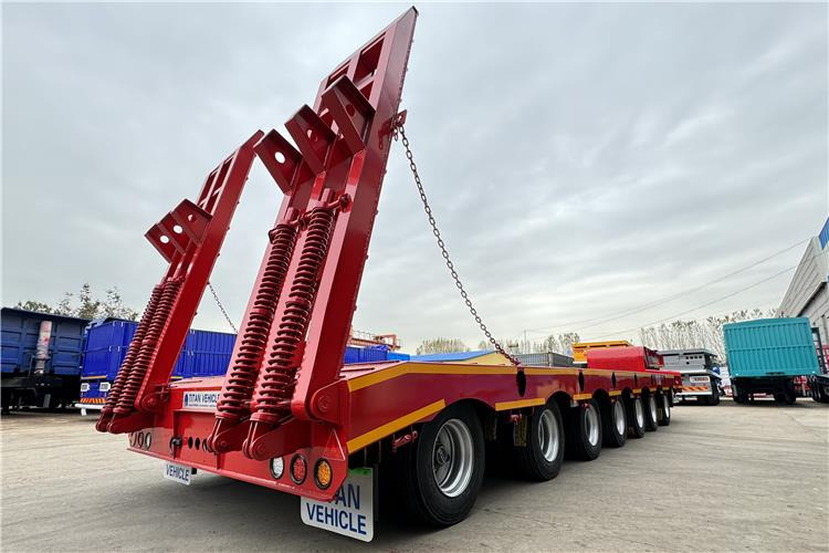 TITAN 7 Axle 120 Ton Lowbed Trailer for Sale In Saudi Arabia - Semi-trailer low bed: gambar 2 TITAN 7 Axle 120 Ton Lowbed Trailer for Sale In Saudi Arabia - Semi-trailer low bed: gambar 2