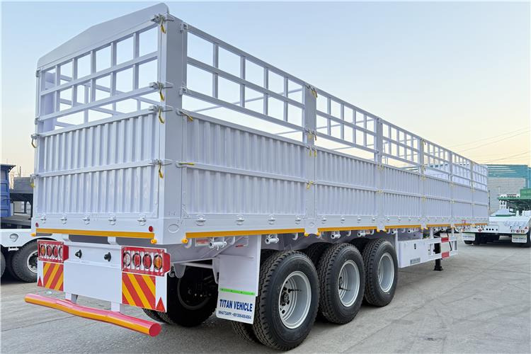 TITAN 80 Ton Fence Cargo Trailer for Sale In Mali - Semi-trailer pengangkut hewan: gambar 1 TITAN 80 Ton Fence Cargo Trailer for Sale In Mali - Semi-trailer pengangkut hewan: gambar 1