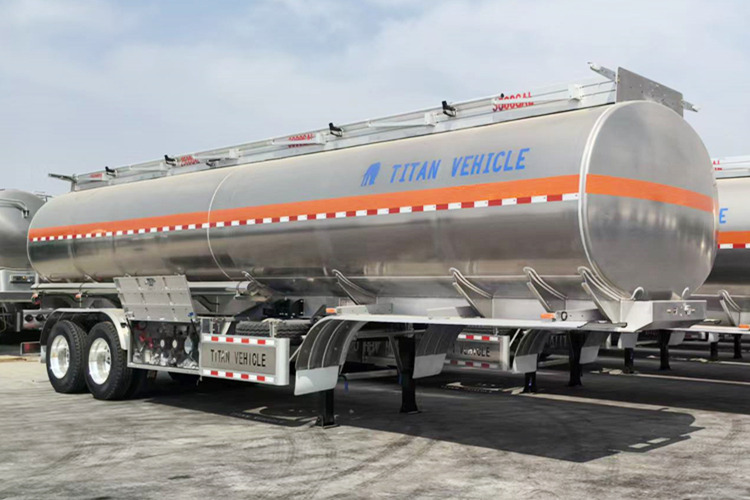 TITAN Aluminum Tanker Trailer for Sale in Malawi - Semi-trailer tangki: gambar 1 TITAN Aluminum Tanker Trailer for Sale in Malawi - Semi-trailer tangki: gambar 1