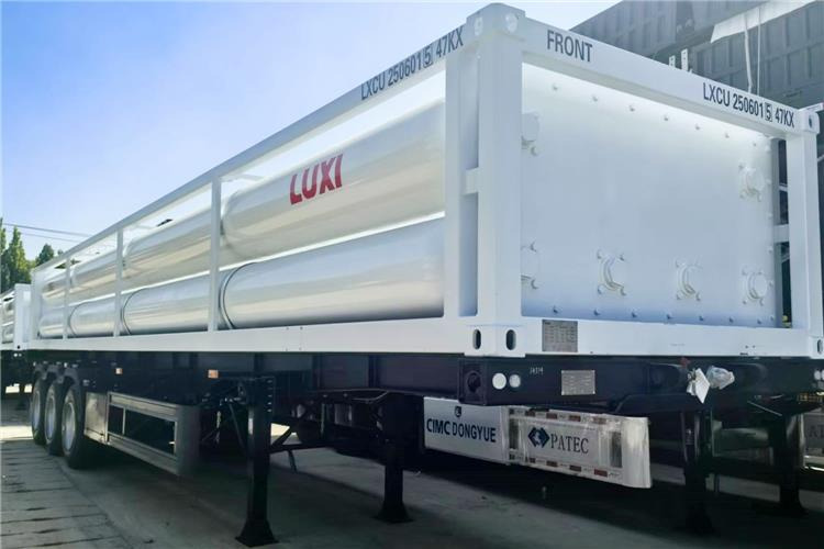 TITAN CNG Tanker Trailer for Sale In Taiwan - Semi-trailer tangki: gambar 2 TITAN CNG Tanker Trailer for Sale In Taiwan - Semi-trailer tangki: gambar 2