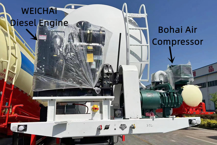 TITAN Cement Tanker for Sale in Ugandan - Semi-trailer tangki: gambar 5 TITAN Cement Tanker for Sale in Ugandan - Semi-trailer tangki: gambar 5
